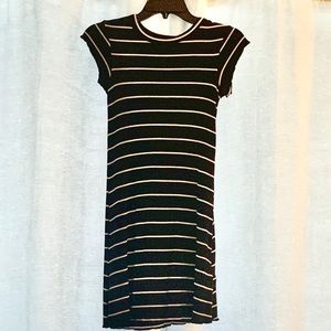 Billabong Ribbed Striped Mini Dress